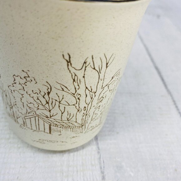 Collection Manoir CXY1 Cabins Docks Churches Lighthouses Stoneware Mugs Set of 4 - Picture 13 of 16